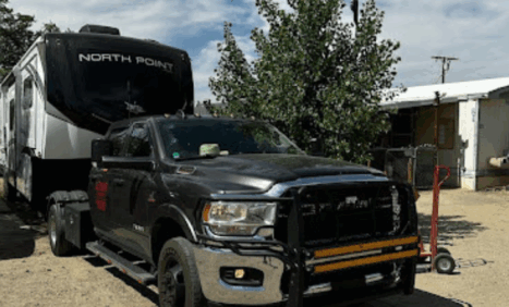 Transporting a Camper.