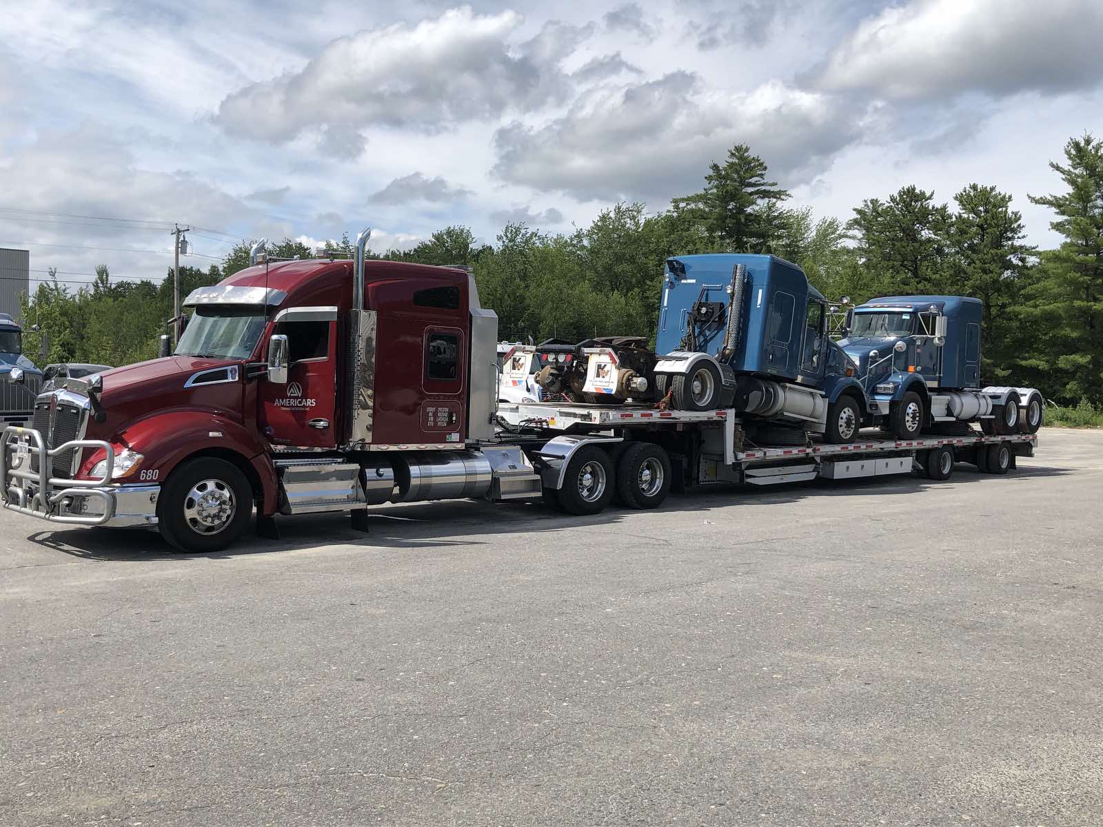 (2) Semi Trucks
