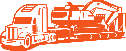 Hauling Heavy Equipment on a Flatbed Truck
