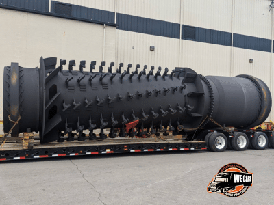 Asphalt drum transport