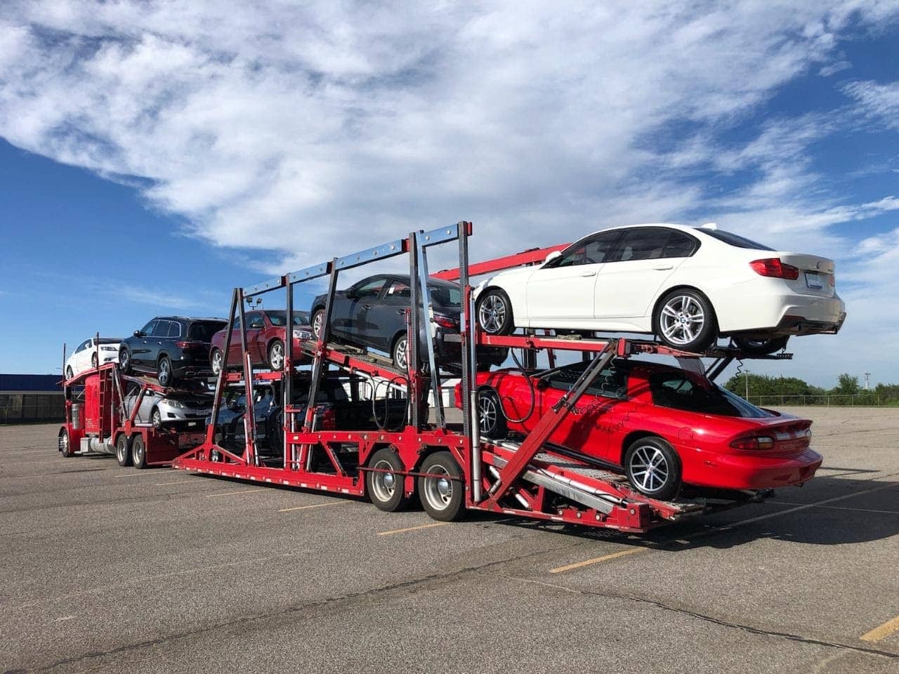 Trailer Full of Cars