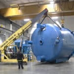 Blue Boiler tank