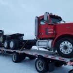 fitted truck in snow