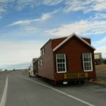 red mobile home