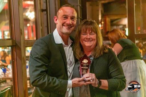 Jason with Karen Burgoyne