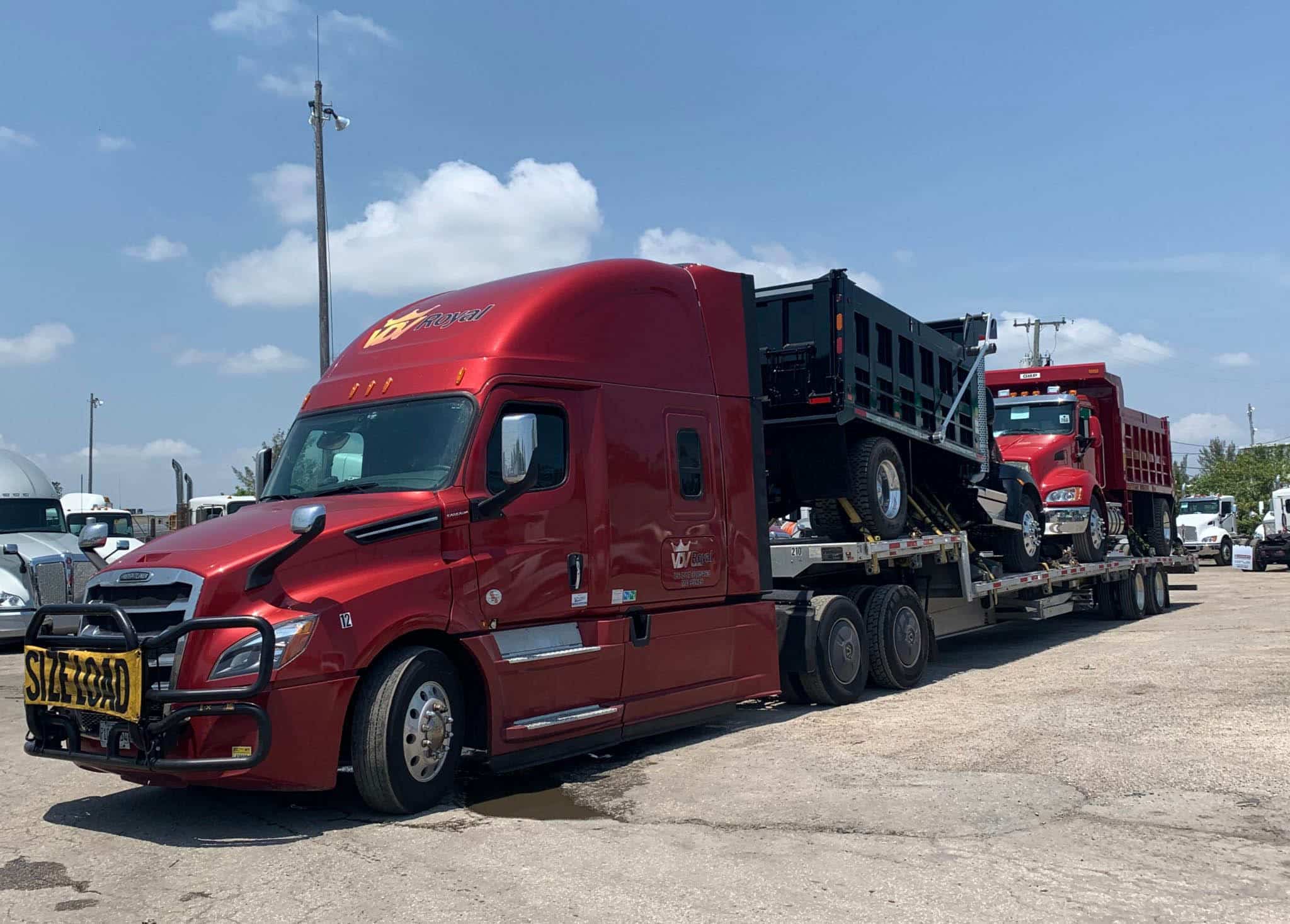 Double Dump Trucks