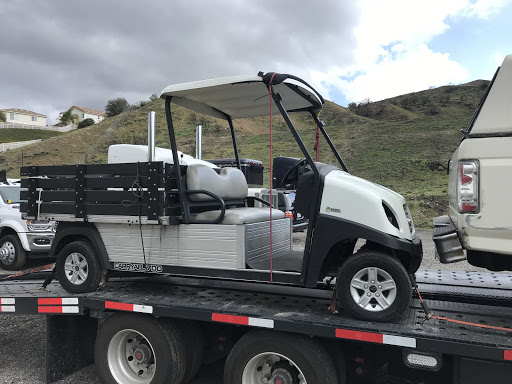 Golf Cart Being Transported