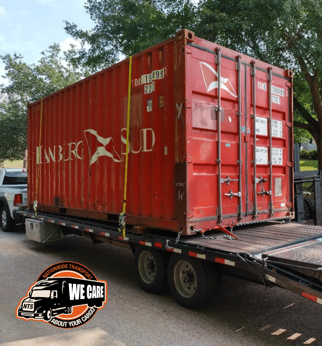how to transport a container