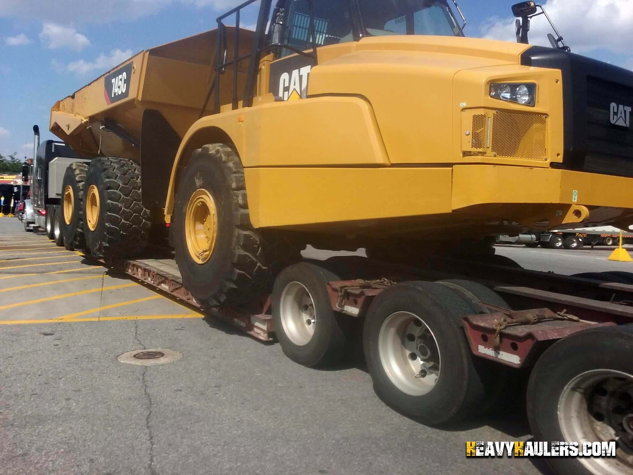 cat articulated truck