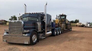 Shipping Motor Grader