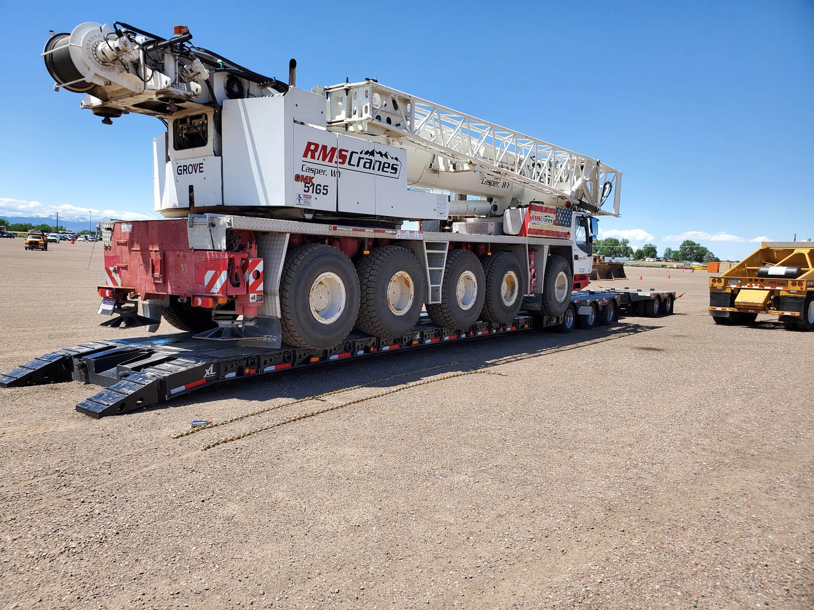 Hauling RMS Crane