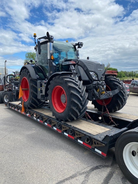 Transporting Tractor