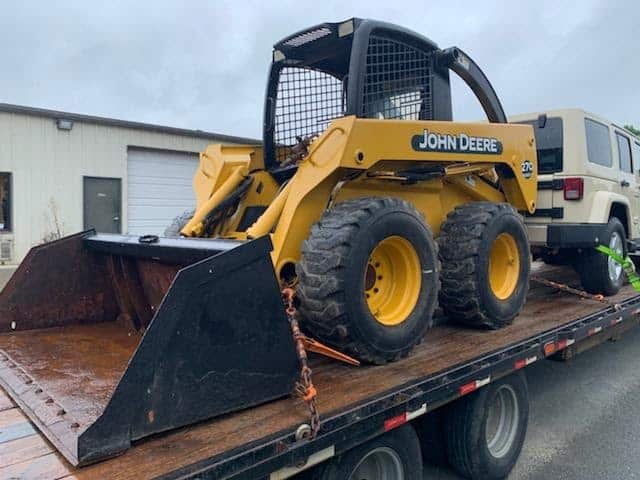 Hauling John Deere Excavator