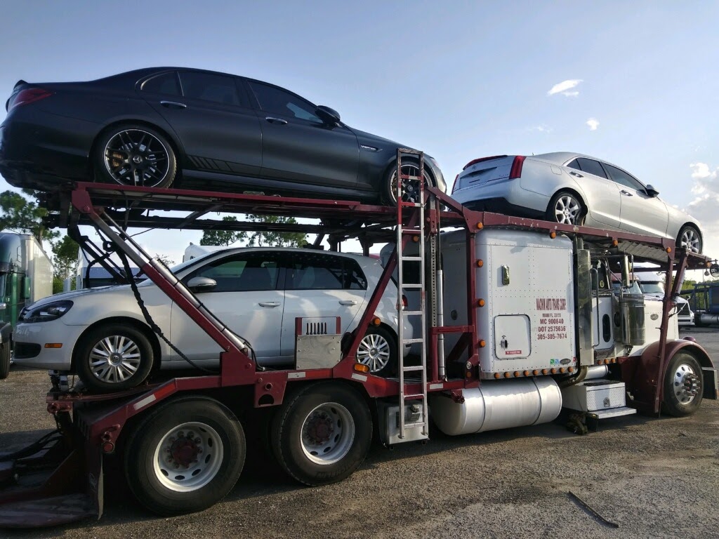 Truck Hauling Cars