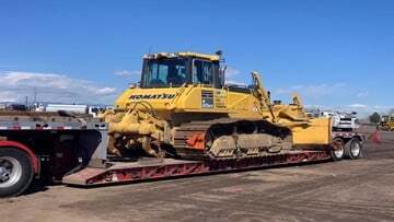 Transporting Bulldozer