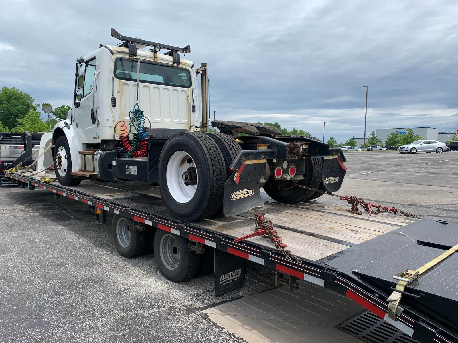 Hauling Freightliner