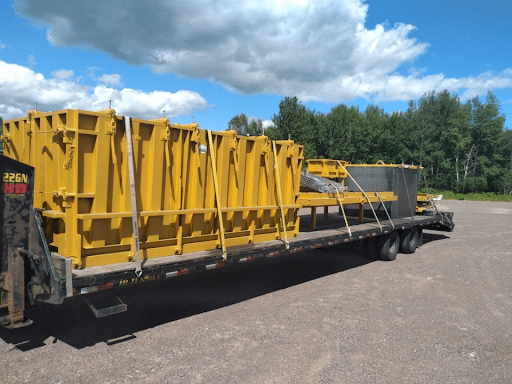 Transporting on a Flatbed Truck